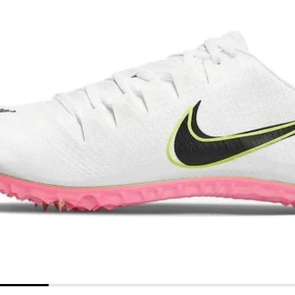 Nike Zoom Ja Fly 3 Track Cleats White Pink DM2338-100 Men’s Size 11.5 - Picture 3 of 10